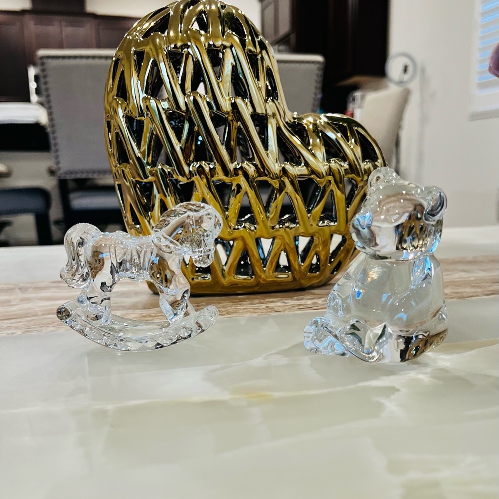 Princess House Figurines (Bear & Rocking Horse)